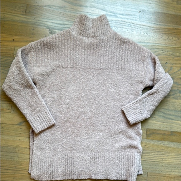 Barefoot Dreams Women's Turtleneck Sweater in Soft Beige - Picture 7 of 7
